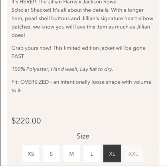 Jillian Harris Scholar Shacket  l - Picture 4 of 4